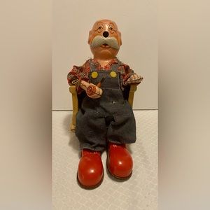 Made in Japan SAN Smoking Grandpa, 1950. As Is.